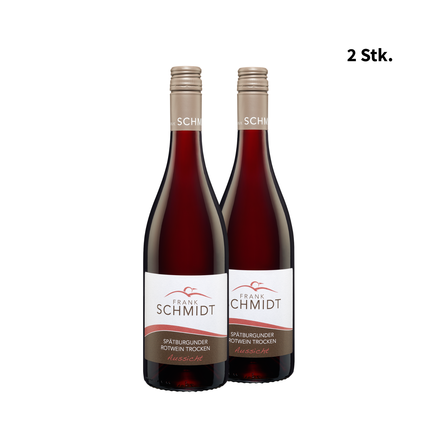 2024 Spätburgunder Rotwein Aussicht trocken 2er Set 0,375l