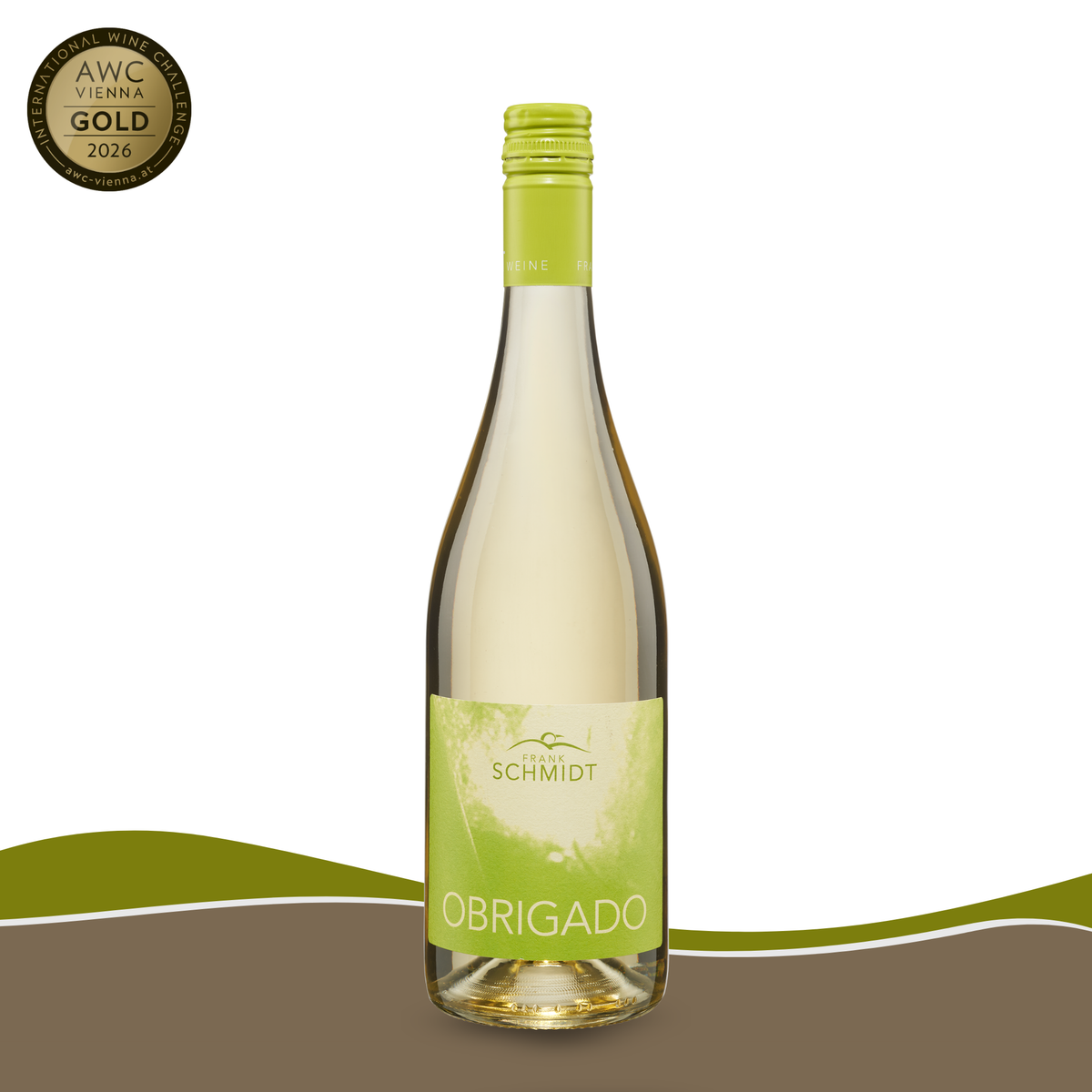 2025 Obrigado Weißweincuvée Aussicht feinherb