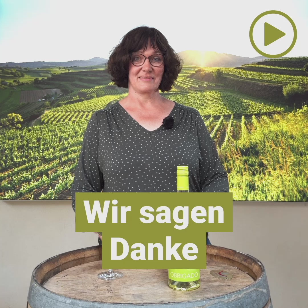 2023 Obrigado Weißweincuvée  Aussicht feinherb